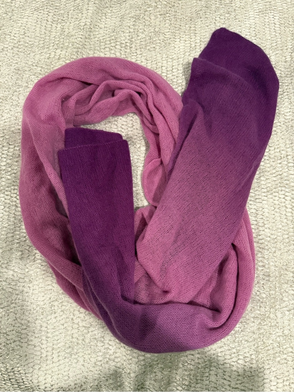 Plush Ombre Pink & Purple Women's Scarf